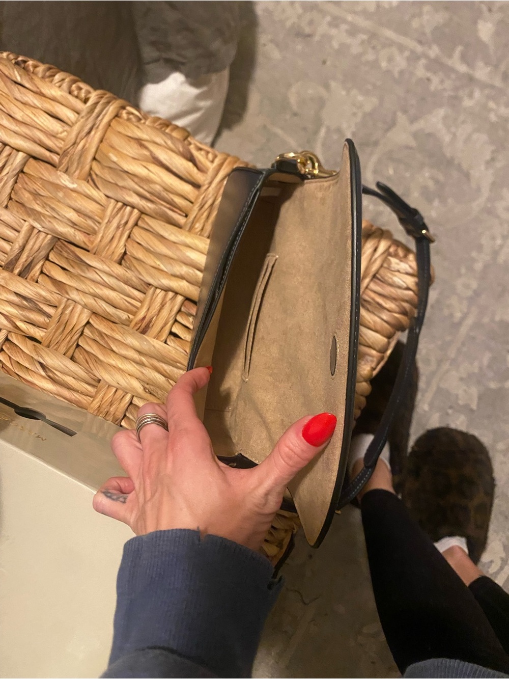 Coach Mini Shoulder Bag in Brown and Black with Gold Hardware - Picture 9 of 10